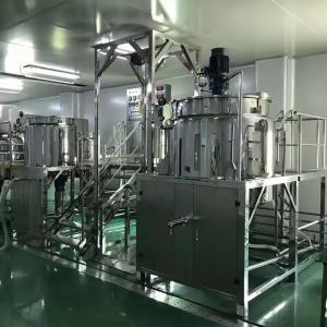China Rustproof Vacuum Cosmetic Emulsifier Mixer Homogenizer Stable 63RPM wholesale