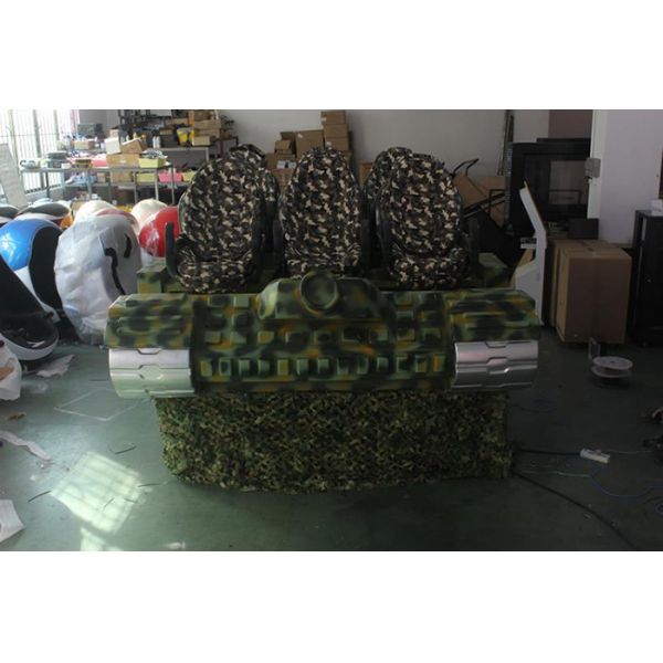 6 Players Tank Virtual Reality Simulator Cinema / Coin Amusement Game Machine