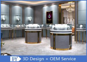 China 3D Design Store Jewelry Display Cases In Custom Size Logo / Jewellery Shop Furniture on sale