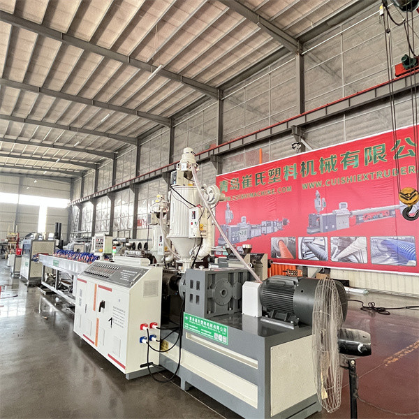 Building Drainage Twin Screw Extrusion Line 16-40mm Sewage PVC Pipe Making Machine