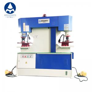 China 2 Head 65T 90T Steel Ironworker Machine Hydraulic Press For Table Metal Sheet wholesale
