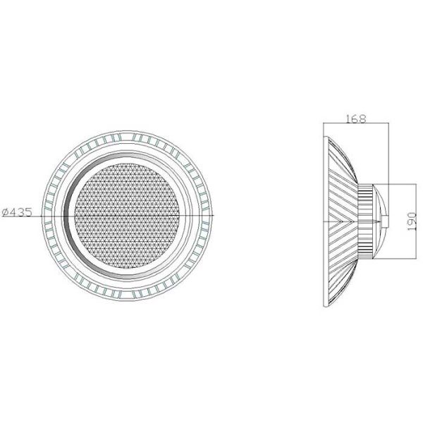 200 Watt UFO LED High Bay Light Fixtures / Industrial High Bay Led Lighting
