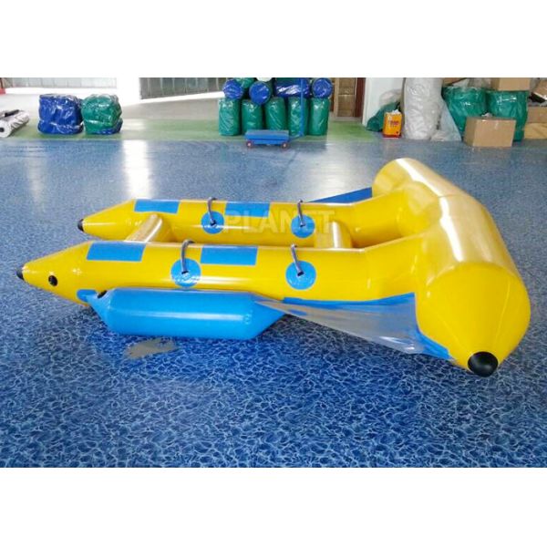 Towable Inflatable Flying Fish , Inflatable Banana Boat 2.8 * 2.6 Meter