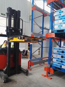 Semi-automated racking system- SIEMENS PLC control system shuttle racking system