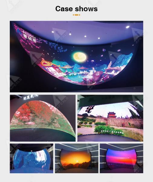 4D Dome Irregular LED Display P2 Indoor Fixed Installation Ultra Wide Angle
