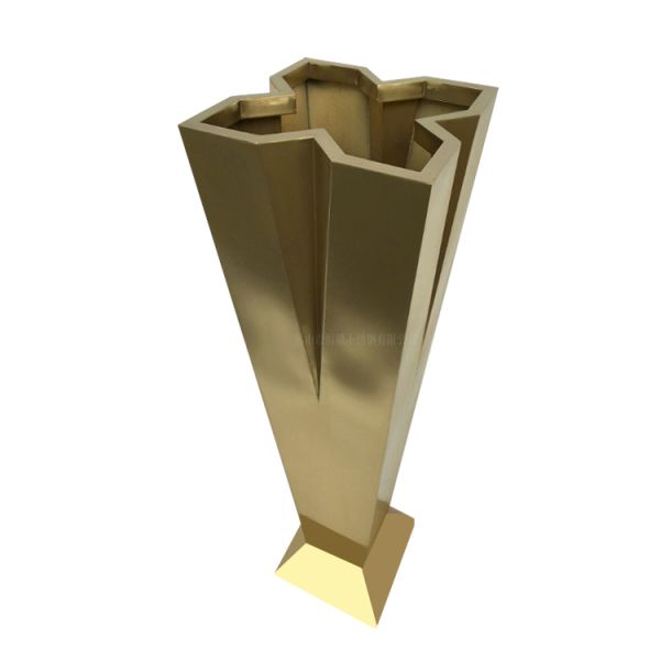 Weatherproof steel flower box metal square plant box flower pot big large