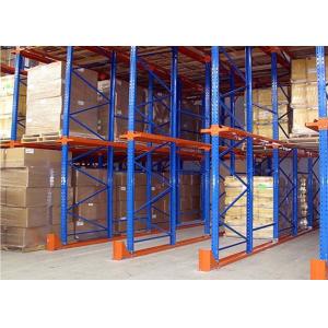 China High Density Storage Rack Drive In Pallet Racking Corrosion Protection Depth 1350mm wholesale