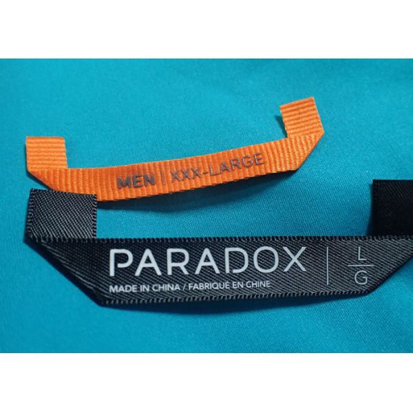 Garment Woven Tags Custom Screen Printed Canvas Labels Custom Clothing Patches