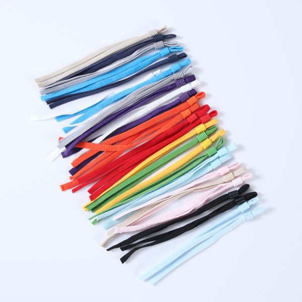 Factory wholesale High Quality 5mm NylonString Cord Adjustment BULK Buckle Elastic Ear Loop