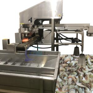 Buy cheap Stable 380V Seafood Processing Plant , Multipurpose Shrimp Deheading Line from wholesalers
