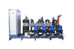 Scroll type condensing unit with Danfoss R404a compressor and PLC control for