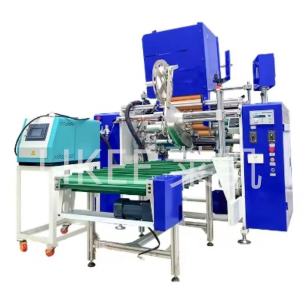 6 Shafts Touch Screen Controllable House Foil Roll Slitter Rewinding Machine