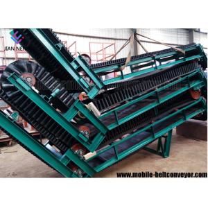 China Large Loading Capacity Mobile Conveyor Belt System With Corrugated Sidewall wholesale