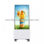 32inch Movable Nano Film Touch Screen LCD Display Stand for Retail Shop