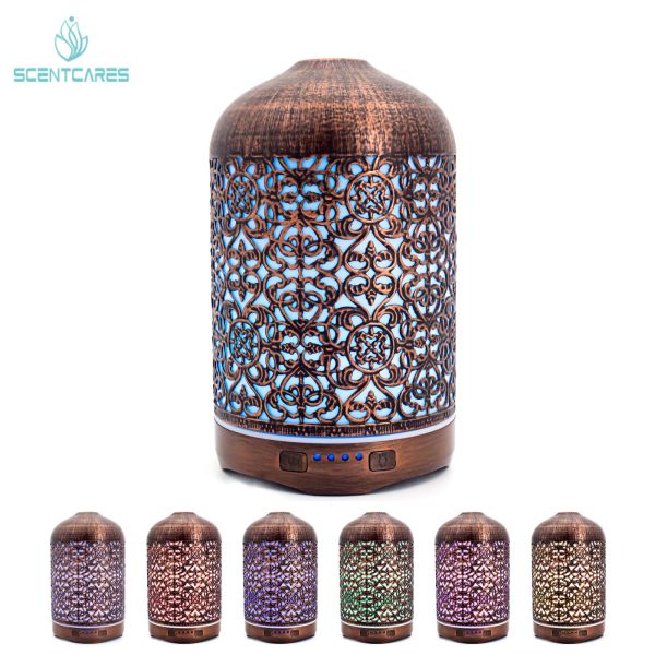 Household Cool Mist Ultrasonic Metal Aroma Diffuser