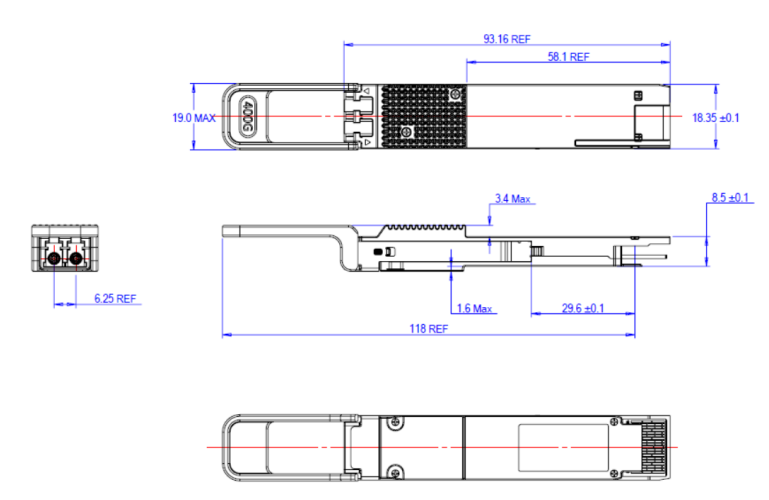 400G OpenZR+ QSFP-DD DCO Coherent Optical Module SCFEC & CMIS 5.0