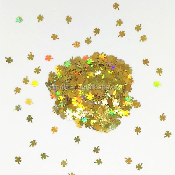 Polyester Logo Puzzle Glitter Shape The Essential Product for Other Holiday Supplies