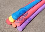 Solid Core Swimming Pool Foam Noodle Floats , Assorted Colors Foam Water Noodles