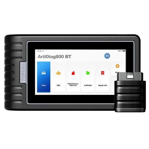 Quality TOPDON TopScan PRO Diagnostic Tool 13 Reset Functions I/M Readiness, Injector Coding for sale