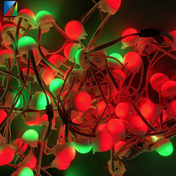 12V Pixel Outdoor String Ball Lights Digital RGB WS2801 WS2811