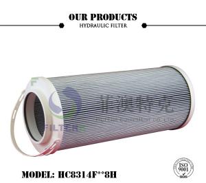 China Galvanized End Cap Replacement Hydraulic Filter Elements , 5 Micron Tractor Hydraulic Filter  wholesale