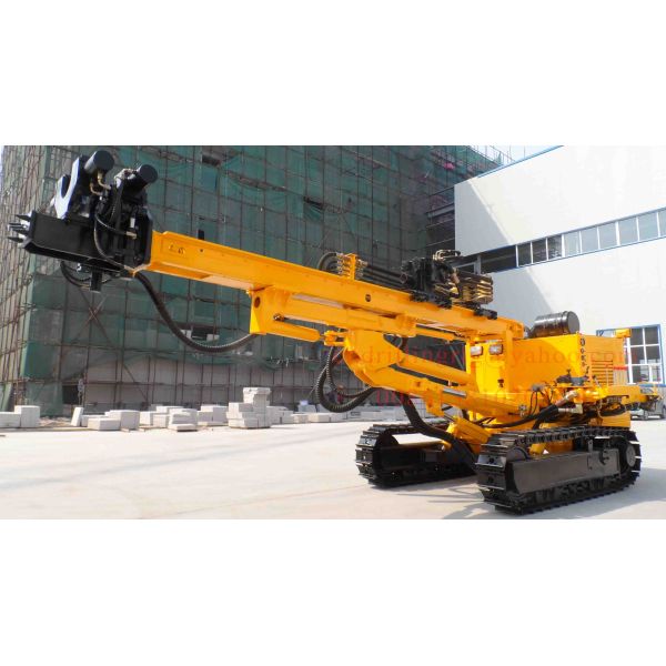 Rotary Construction / Anchor Drilling Rig Crawler Mounted 150m Drilling Capacity