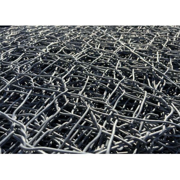 3.4mm Selvedge Wire Galvanized Gabion Box 100mmx120mm Mesh