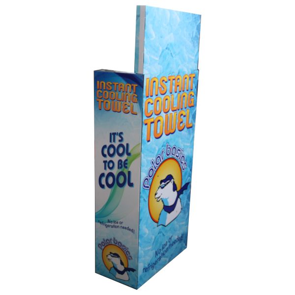 Recyclable Corrugated Cardboard Display With Lcd Player UV Coating Surface