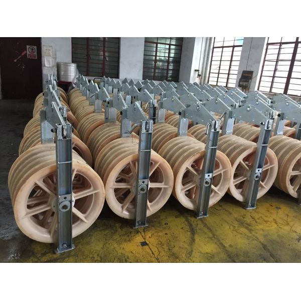 Cable Pulling Tools 916mm Diameter Conductor Stringing Pulley Blocks