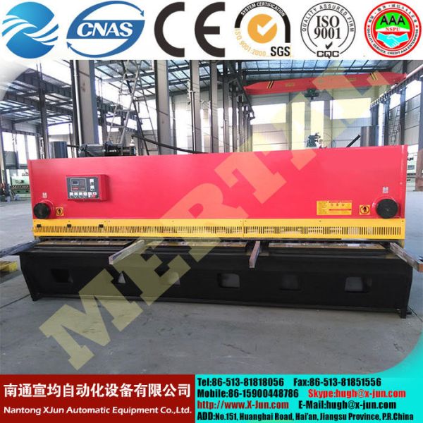 NC Control Guillotine Shearing Machine E21S CE Standard for Plate Sheet Cutter