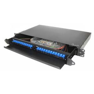 Cassette 96 Cores Fiber Optic Mpo Mtp Patch Cord 1u 19 Patch Panel