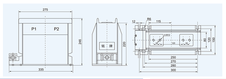 3 Phase High Voltage Current Transformer And Voltage Transformer 380v To 220v 5 Kva Toroidal Oil Breakdown