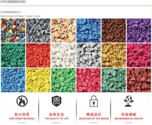 China 2-4mm High Density Epdm Pellets Rubber Granules / Scrap / Chips wholesale