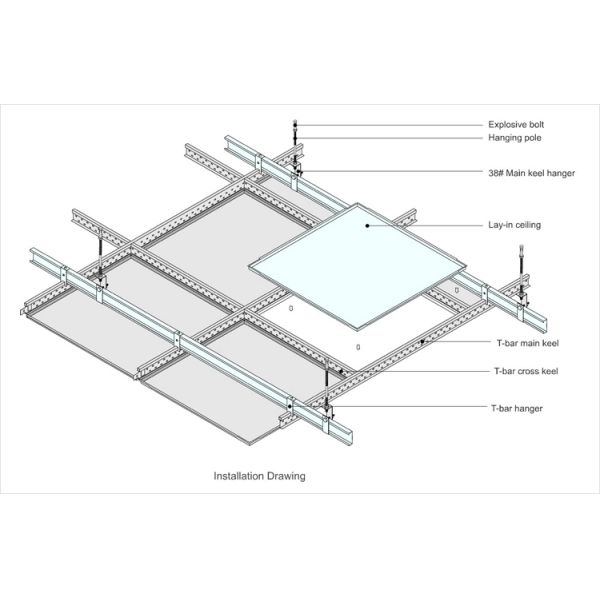 Aluminum Lay In Ceiling Panel Making Machine, Aluminum Lay-in Ceiling Panel Tile Machine