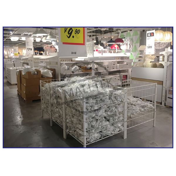 Custom Capacity Stackable Wire Baskets Stacking Wire Baskets For Storage