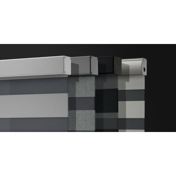 100% Polyester Double Blockout Blinds Sunscreen Zebra Blinds Fabric