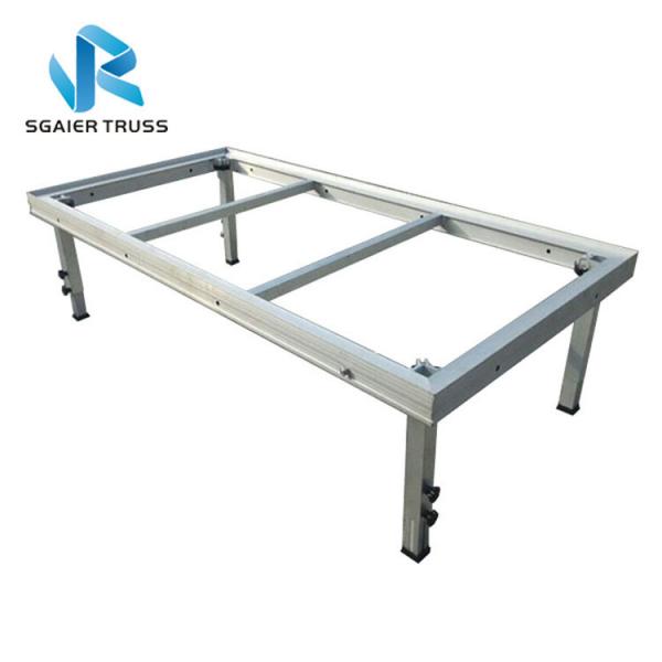 Quality Heavy Loading Outdoor Band Stage , Non Slip 2m X 1m Portable Stage Risers for sale