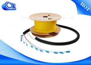 China LC Connector Single Mode / Outdoor Armored Fiber Optic Cable / 12 Strand Multimode Fiber Optic Cable wholesale