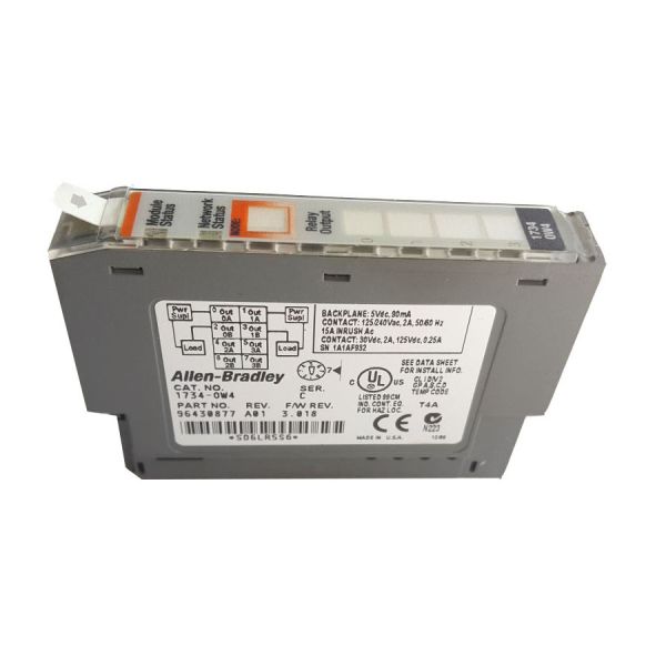 1734-OW4 ALLEN BRADLEY Discrete Output Module With Four (4) Single Pole