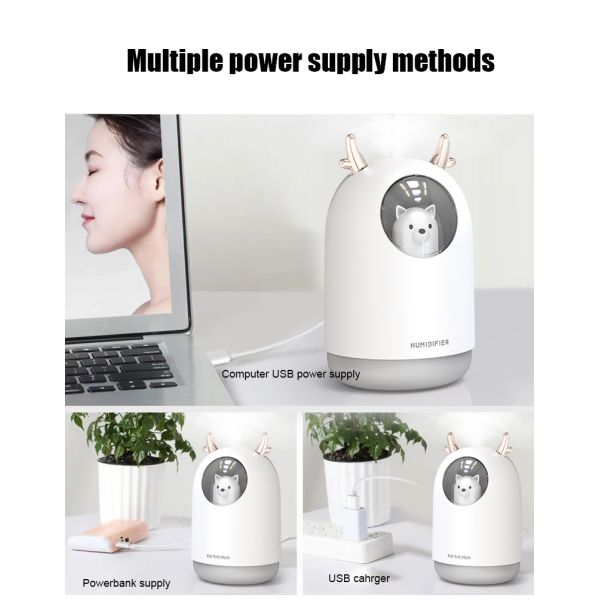 300ml Ultrasonic Cool Mist Air Humidifier
