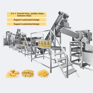 China Continuous Potato Chips Making Machine Automatic For Making Chips wholesale
