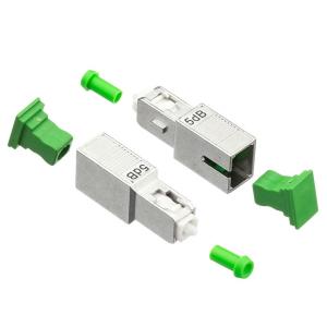 Metal Sc APC Fiber Optic Attenuator Single Mode Male To Female 3dB 5dB 10dB