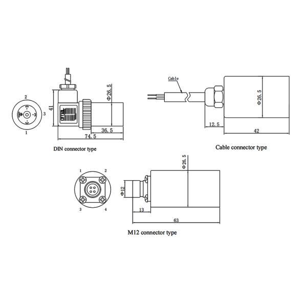 High Temperature Pressure Sensor for Steam/Fuel Oil