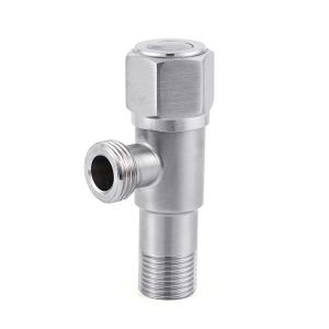 China SS201 304 SS Angle Valve Brush Finished Manual Control Medium Temperature wholesale