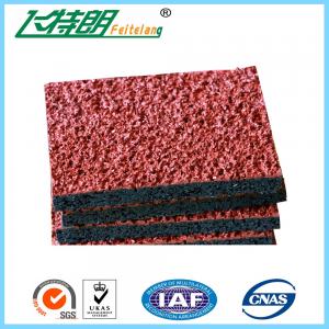 Athletic Synthetic Rubber Flooring Running Track Field Permeable 1.56 Tensile Strength