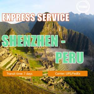 China International Courier Express Service from Shenzhen China to Peru wholesale