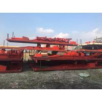 China Large Scale Used Truck Trailers , Container Transport Skeleton Flatbed Semi Trailer for sale