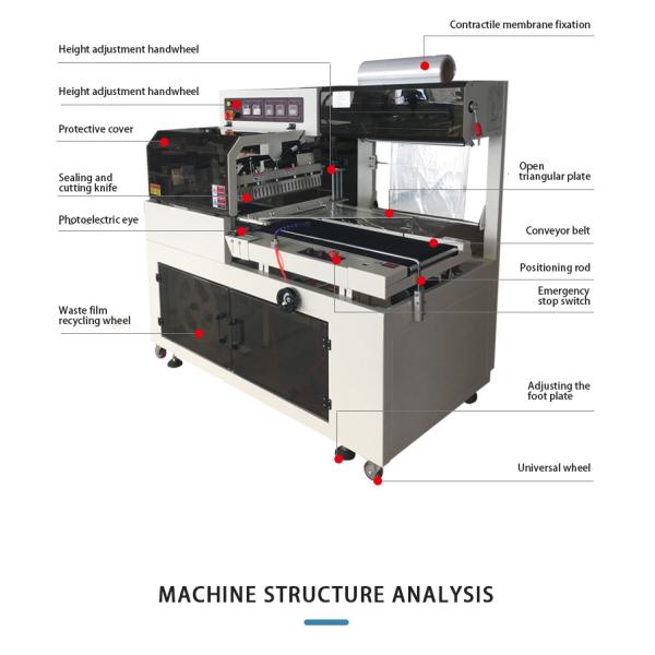 Fully Automatic L Shaped Packaging Machine Sealing Cutting Packaging Machine ISO9001