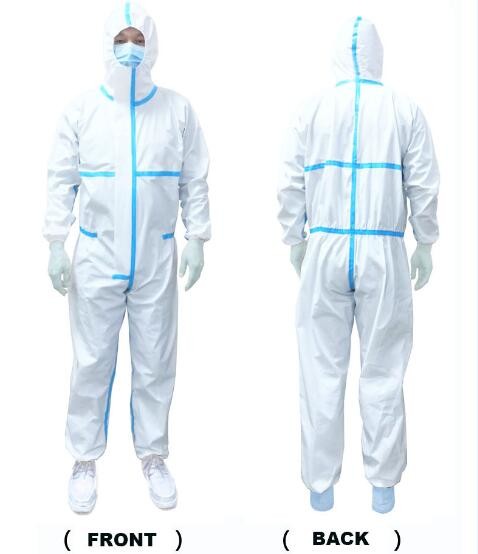 Microprocessor Disposable Protective Coverall Workshop Medical Protect Body