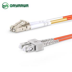 China LC UPC To SC UPC OM2 Fiber Optic Multimode Jumper Duplex wholesale